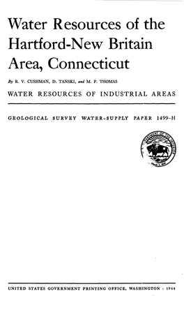 Water Resources of the Hartford-New Britain Area, Connecticut