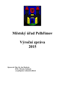 Výroční Zpráva 2015