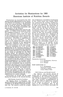 The Journal of Nutrition 1968 Volume 95 No.3