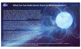 What Can Fast Radio Bursts Teach Us About Magnetars?
