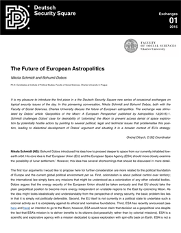 The Future of European Astropolitics