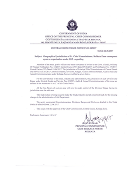 Jurisdictional Trade Notice