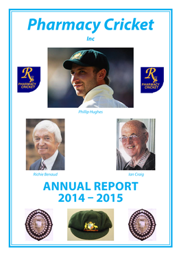 Pharmacy Cricket Annual Report 2014