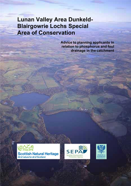 Lunan Valley Area Dunkeld- Blairgowrie Lochs Special Area of Conservation