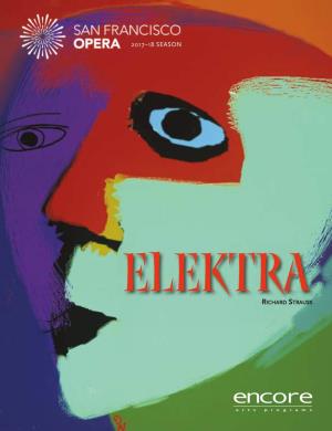 Elektra at San Francisco Opera Encore