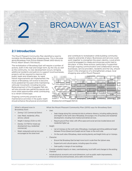 BROADWAY EAST 2 Revitalization Strategy