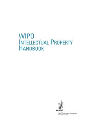 Wipo Intellectual Property Handbook Wipo Publication