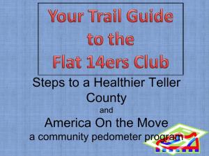 Steps to a Healthier Teller County America on the Move