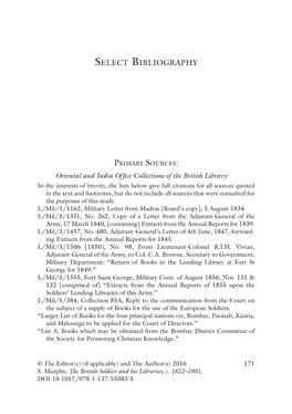 Select Bibliography