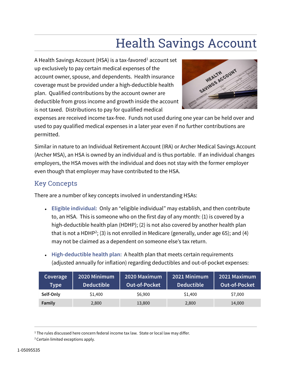 Health Savings Account