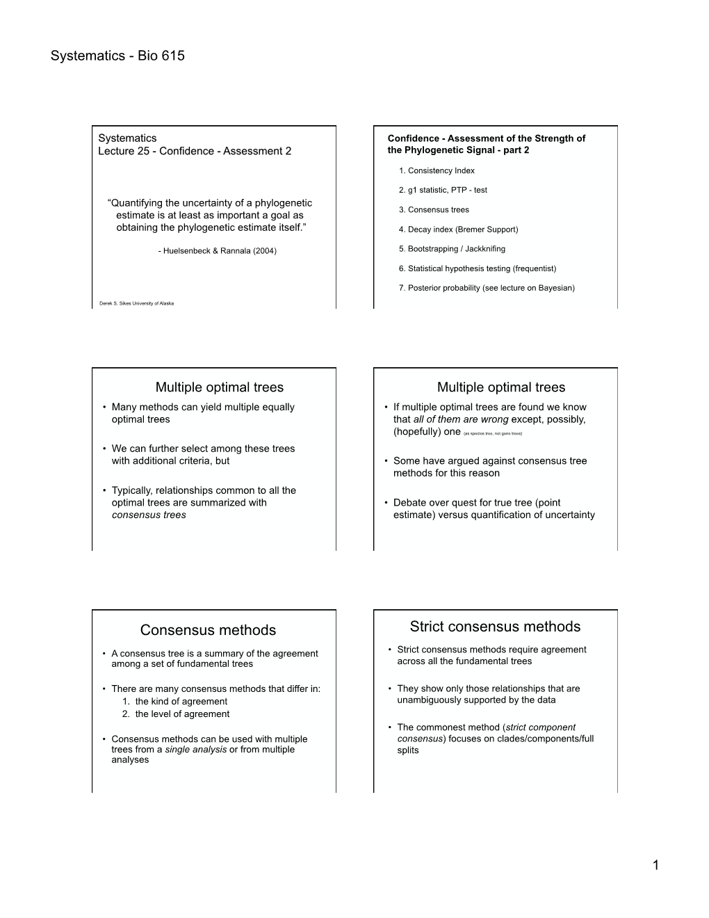 Consensus Methods Strict Consensus Methods