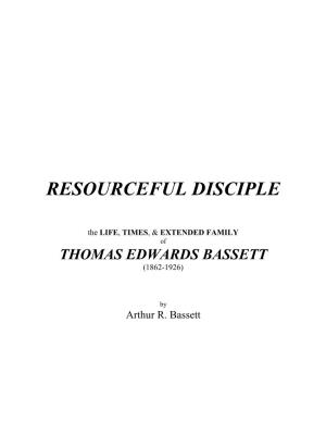 Resourceful Disciple