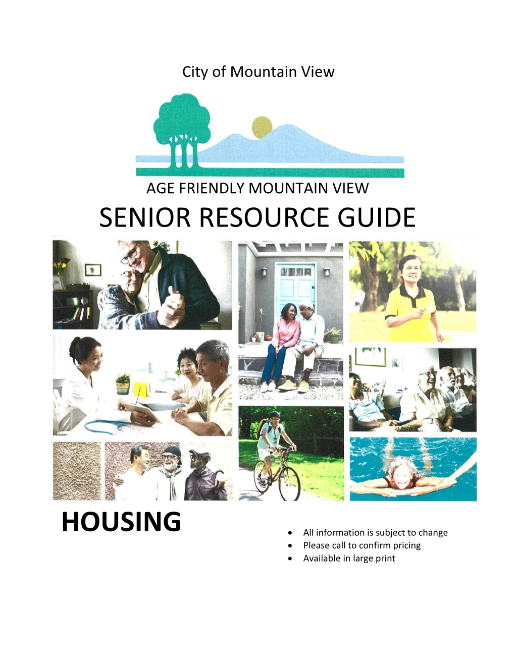 Senior Resource Guide Housing