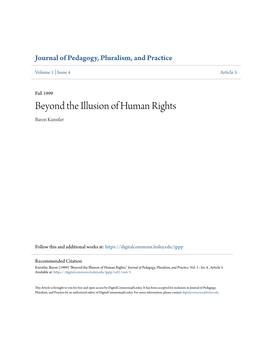 Beyond the Illusion of Human Rights Baron Kunstler