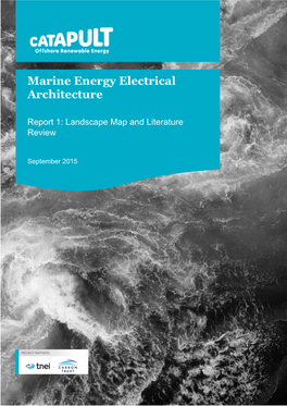 Marine Energy Electrical Architecture