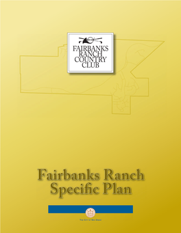 Fairbanks Ranch Specific Plan