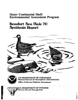 Beaufort Sea (Sale 71) Syrrthess Report