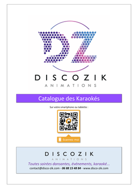 Catalogue Des Karaokés
