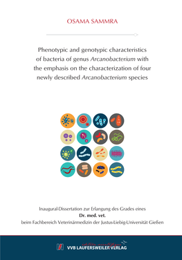 Phenotypic and Genotypic Characteristics of Bacteria of Genus