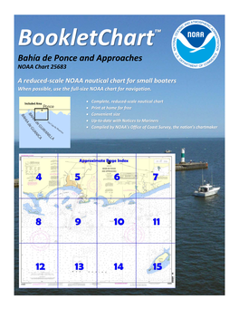 Bookletchart™ Bahía De Ponce and Approaches NOAA Chart 25683 a Reduced-Scale NOAA Nautical Chart for Small Boaters
