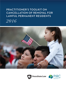 Lawful Permanent Resident (LPR) Cancellation of Removal Toolkit