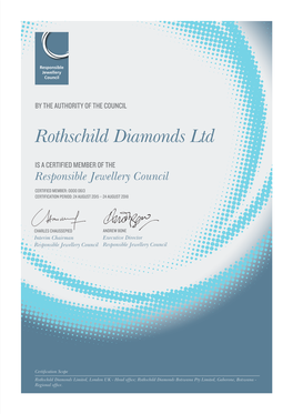 Rothschild Diamonds Ltd