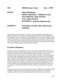 Mark's Detailed Trip Report (PDF Format, 92KB)