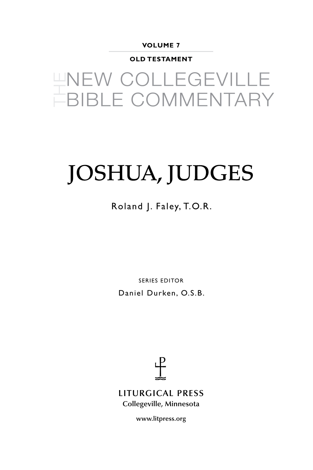 Joshua, Judges