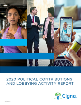 2020 Political Contributions and Lobbying Activity Report