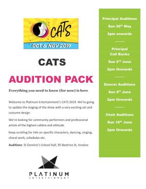 Cats Audition Pack
