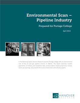 Environmental Scan – Pipeline Industry