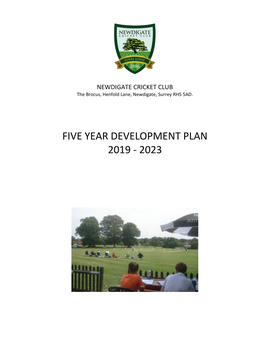 Five Year Development Plan 2019-2023