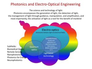 Photonics and Electro-Optical Engineering