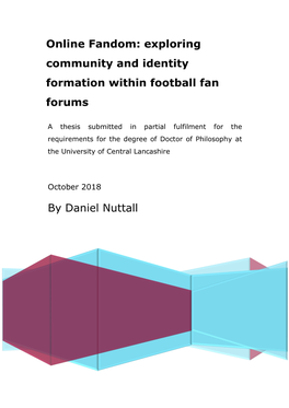 Exploring Community and Identity Formation Within Football Fan Forums