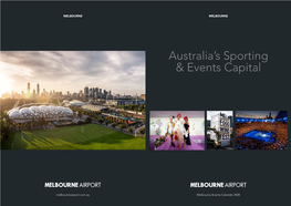 Australia's Sporting & Events Capital