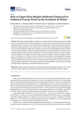 Role of Upper-Flow-Regime Bedforms Emplaced by Sediment Gravity Flows in the Evolution of Deltas