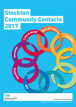 Stockton Community Contacts 2017 Ce & Ethn a Ic Lief R It Be Y & H G It En a D E F R