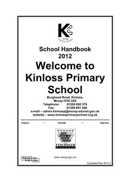 Welcome to Kinloss Primary School