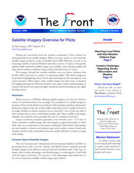 Satellite Imagery Overview for Pilots Inside