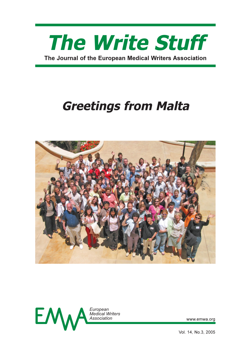 The Write Stuff the Journal of the European Medical Writers Association