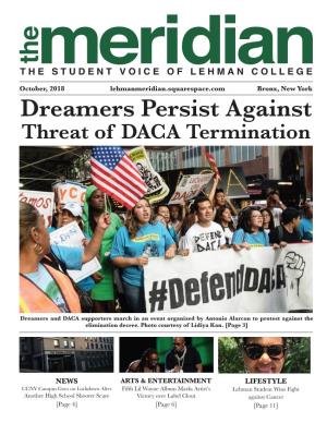 Dreamers Persist Against Threat of DACA Termination