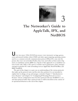 The Networker's Guide to Appletalk, IPX, and Netbios