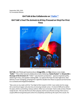 Girl Talk & Bas Collaborate on ​“Fallin'” Girl Talk's ​Feed The