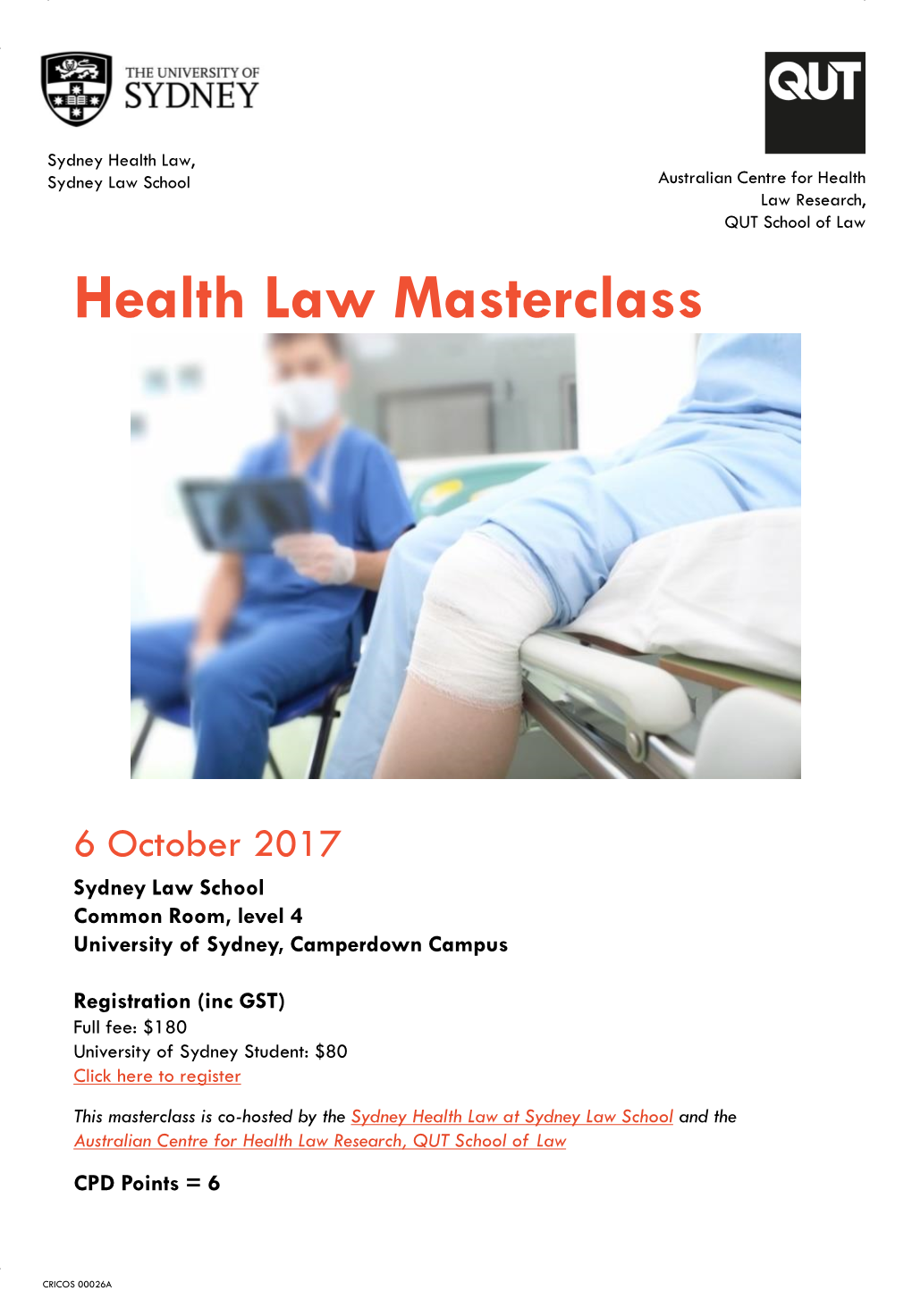 Health Law Masterclass