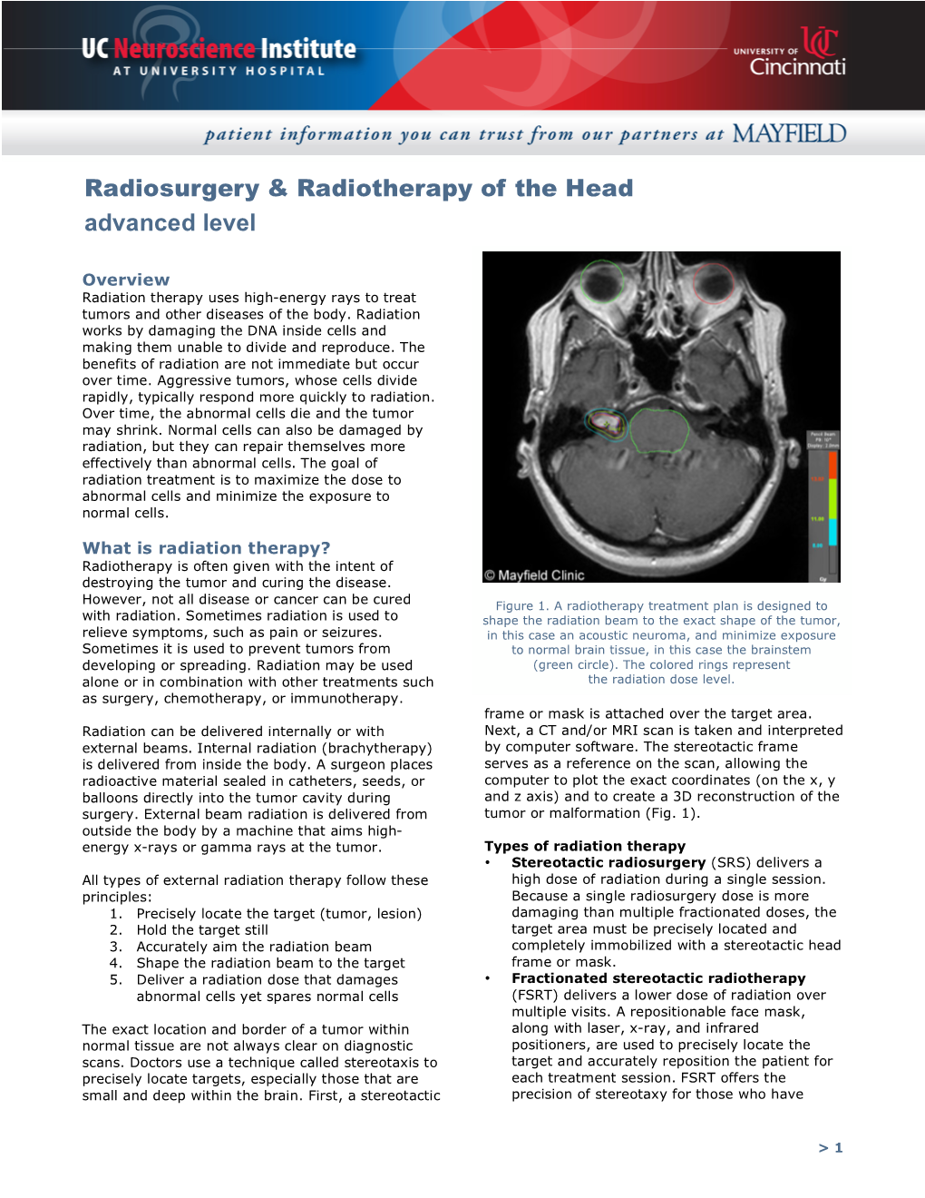 Radiosurgery & Radiotherapy of the Head Advanced Level