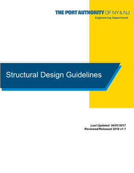 Structural Design Guidelines
