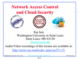 Network Access Control and Cloud Security