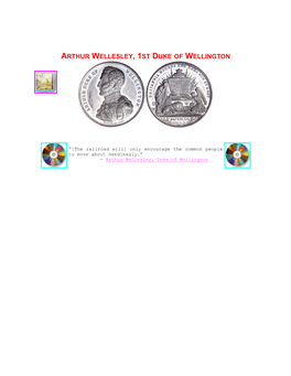 Arthur Wellesley, 1St Duke of Wellington