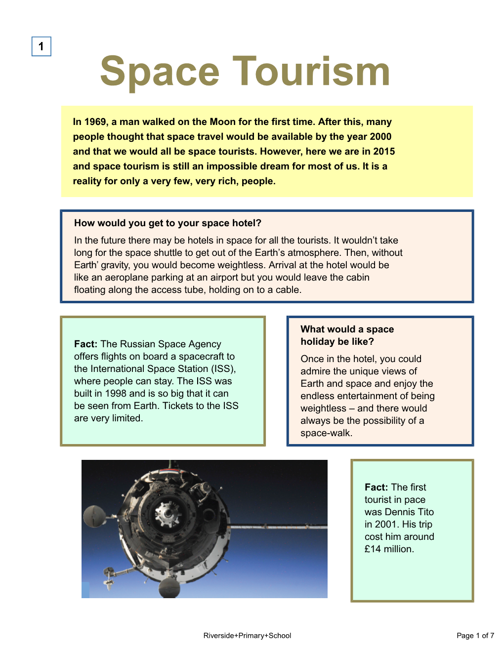 Space Tourism