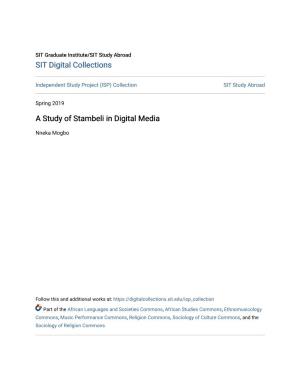 A Study of Stambeli in Digital Media